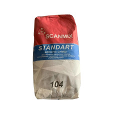 104 SCANMIX STANDART (25кг) клей для плитки розмір до 500*500 мм (48)