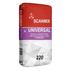 220 SCANMIX UNIVERSAL Клей для армовки, мінвати та пінопласту (25кг)