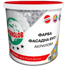 Фарба фасадна ЕКО+ акрилова ANSERGLOB, 4,2кг