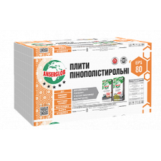 Плити пінополістирольні ANSERGLOB EPS-80 1м x 0,5м (100мм)