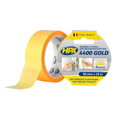 Малярна стрічка HPX440  100C  38мм*25м помаранчева  (FP3825)