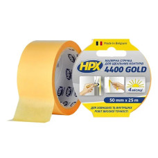 Малярна стрічка HPX4400  100C  50мм*25м  помаранчева  (FP5025)