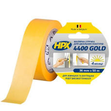 Малярна стрічка  НРХ4400  100С  36мм*50м помаранчева  (FP3850)
