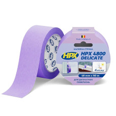 Малярна стрічка для делік поверхонь  HPX4800  60C  48мм*50м  пурпурний  (PW5050)