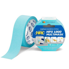 Малярна стрічка HPX4900 MULTIMASK 120C  38мм*25м  ціановий (EW3825)