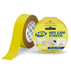 Малярна стрічка HPX4300 STUCCO (жовта) (MY3650)