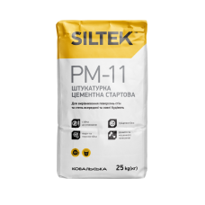 Siltek S-11 Шпаклівка цементна стартова (25 кг)