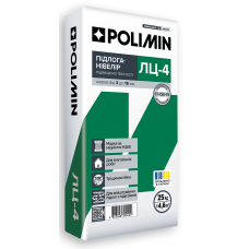 Самовирівнююча підлога  (3-15мм)LЦ-4  POLIMIN 25кг(Нівелір)