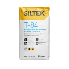 Siltek T-84 Клей для облицювання камінів та печей 25кг