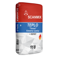 118 SCANMIX TEPLO Клей для камінів і печей до +160 градусів (20кг)