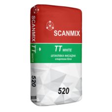 520 SCANMIX ТТ Шпаклівка стартова біла армована волокном. 25 кг